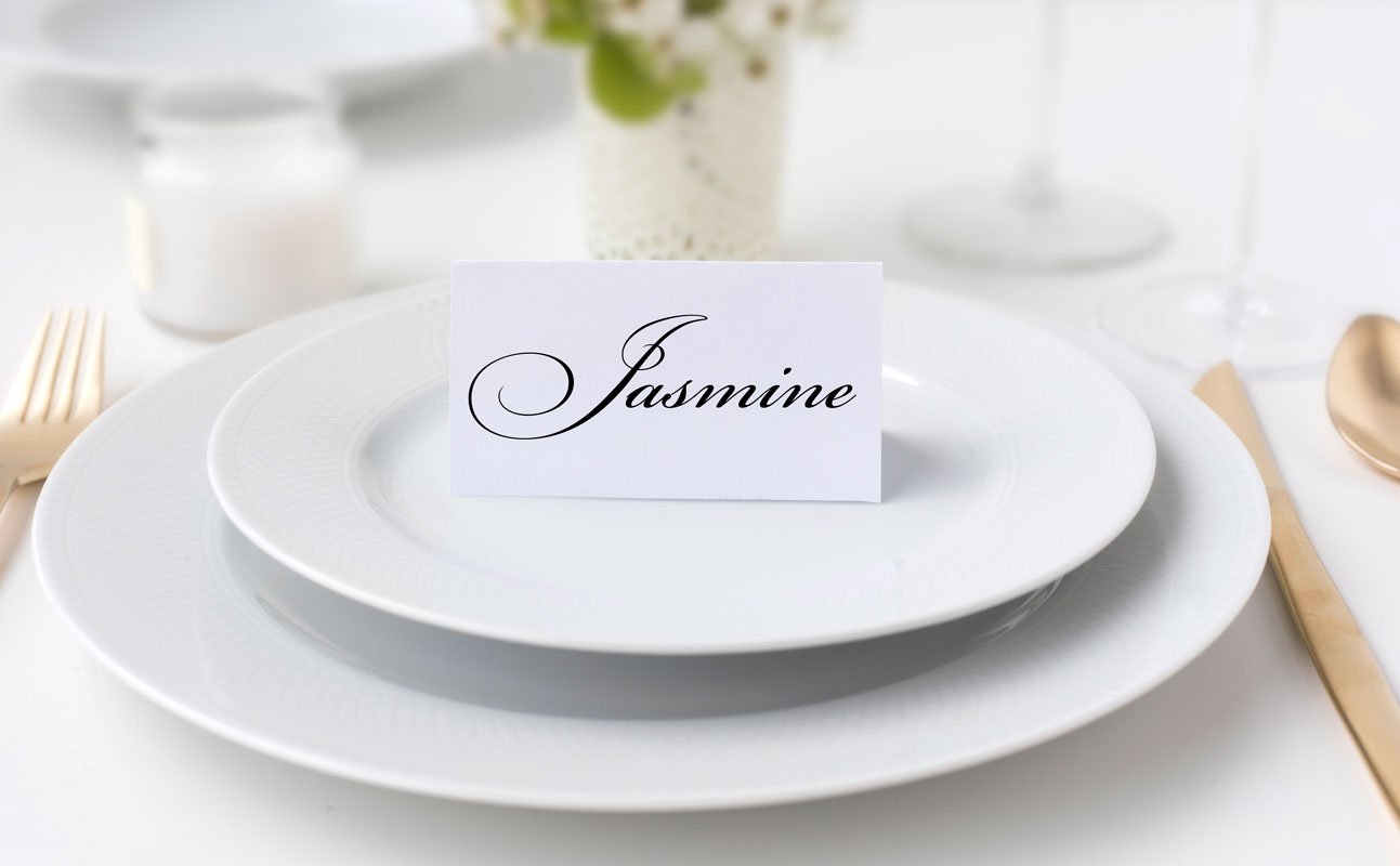 wedding place card