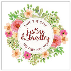Simple classic save the date card design 