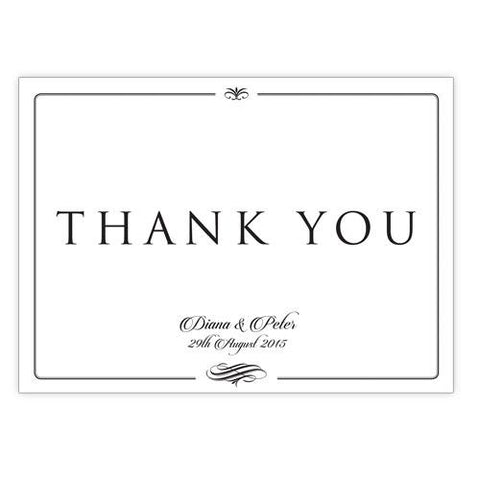 wedding thank you card